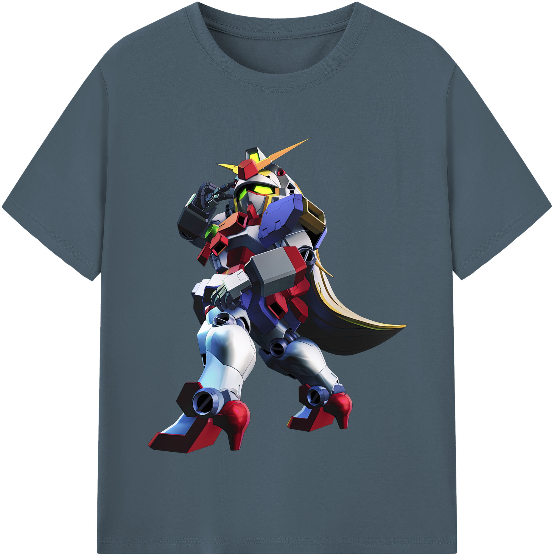 （画像用） 機動戦士ガンダム Mobile Suit Gundam 綿100％半袖Tシャツ（フロントプリント）